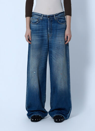 LN-CC® - Acne Studios: Loose Fit 1981 Jeans - Blue Acne Studios Loose Fit 1981 Jeans Blue acn0265056