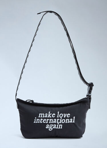 Logo Motif Crossbody Bag ACMH x Love International Logo Motif Crossbody Bag Black acl0162006