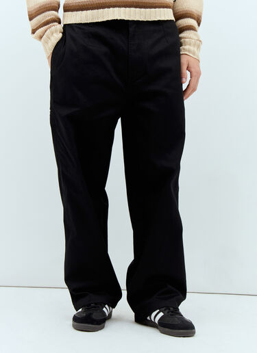 Stüssy 斜纹长裤  黑色 sts0157012