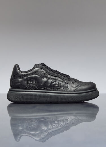 Alexander Wang Cloud Leather Sneakers Black awg0255050