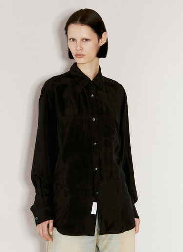 Eytys Otis Long-Sleeve Shirt Black eyt0256008