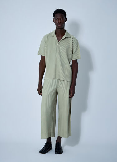 Homme Plissé Issey Miyake Pleated Shirt Green hmp0161010