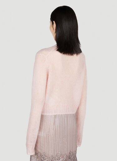 Acne Studios V-Neck Cardigan Pink acn0252012