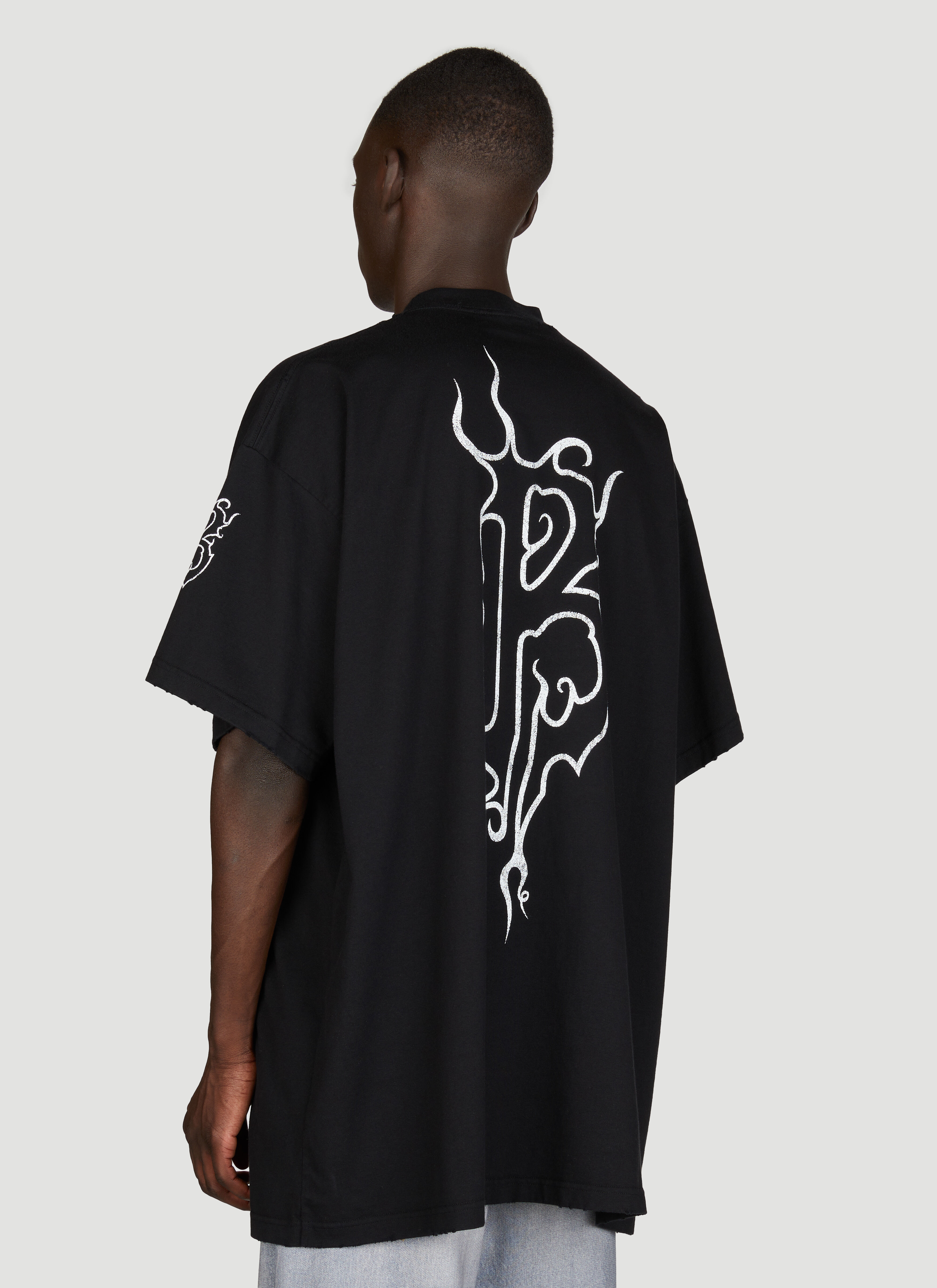 Balenciaga Darkwave Large Fit T-Shirt in Black | LN-CC®