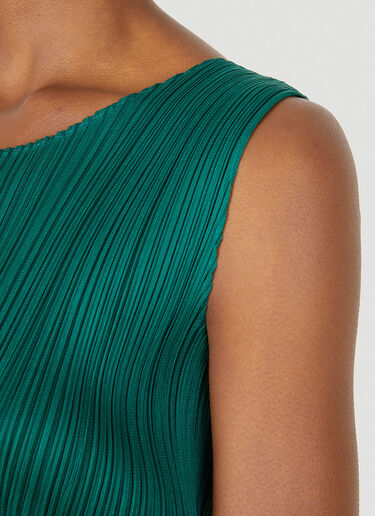 Pleats Please Issey Miyake Monthly Colours Top Green plp0248014