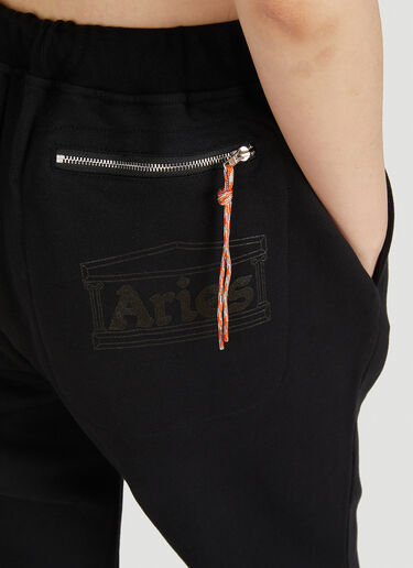 Aries Premium Flared Track Pants Black ari0248009