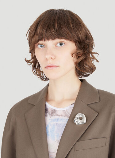 AGMES x Simone Bodmer-Turner Gertrude 胸针 银色 agm0246004