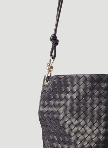 Bottega Veneta Medium Knot Bucket Tote Bag Black bov0151099
