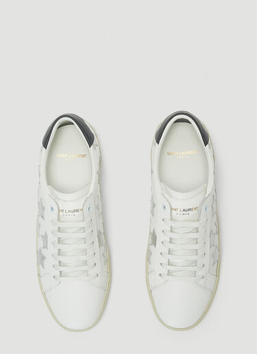 Saint Laurent Court Classic SL/06 Star Sneakers White sla0243030
