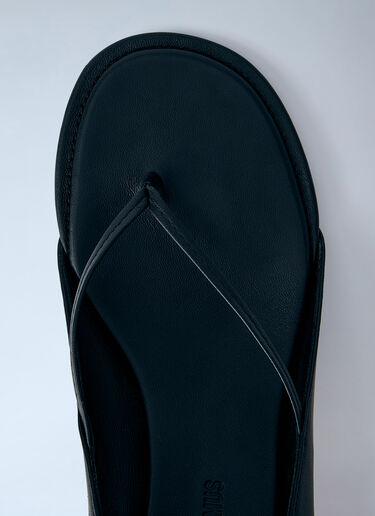 Jacquemus The Low Sandals Black jac0264037