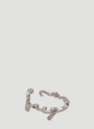 Jacquemus Signature Cuff Ring Silver jac0250071