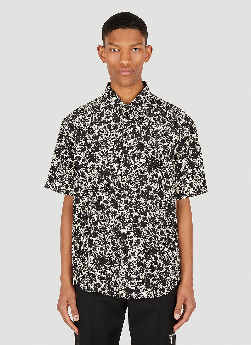 Saint laurent deals floral shirt