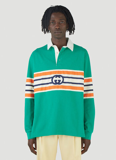 Gucci Interlocking G Polo Shirt Green guc0145041
