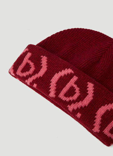 Bstroy Knit (B).eanie Hat Red bst0350017