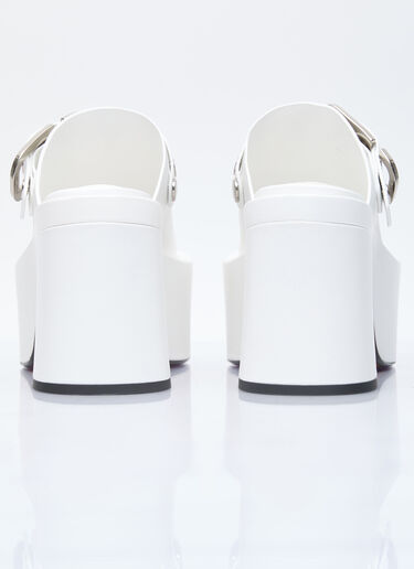 Marc Jacobs The J Marc Leather Clogs White mcj0254014