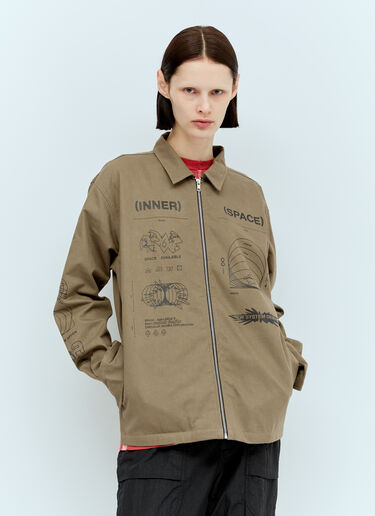 Space Available Inner Space Plant Jacket Khaki spa0356010