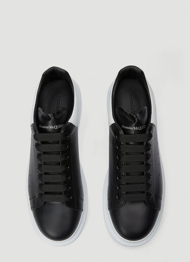 Alexander McQueen Leather Sneakers Black amq0144013