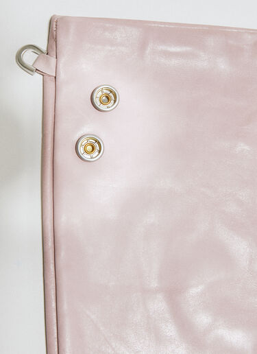 Rick Owens Long Leather Gloves Pink ric0254018