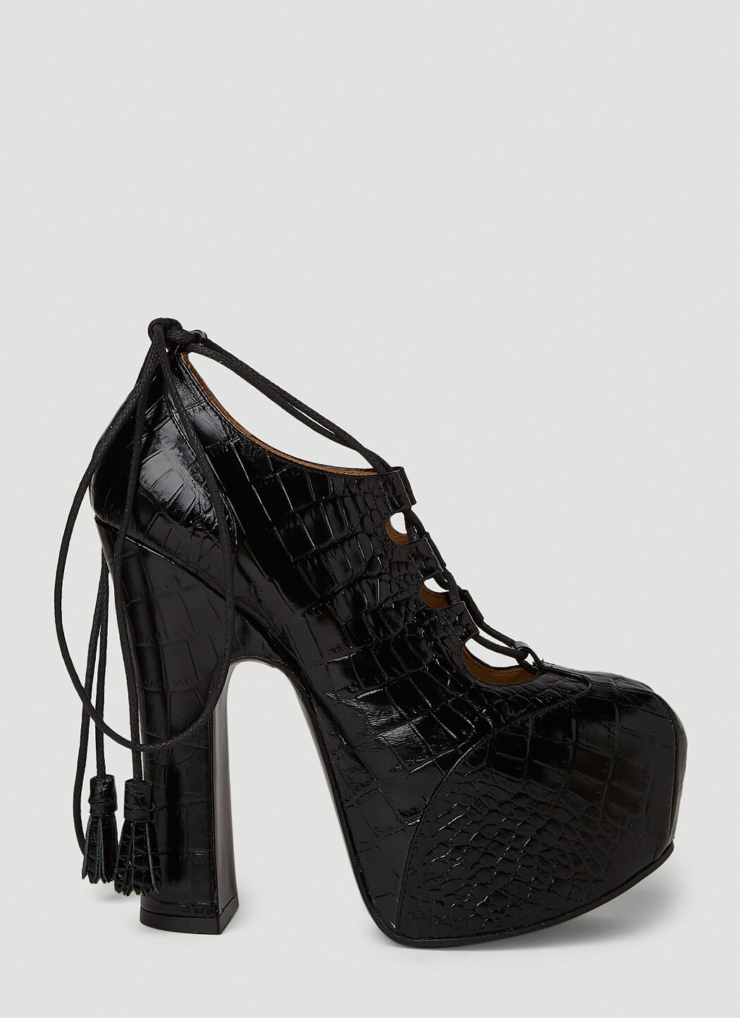 Vivienne Westwood Women s Elevated Ghillie Platform Heels in Black