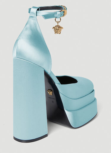 Versace Medusa Aevitas Platform Pumps Blue vrs0251032