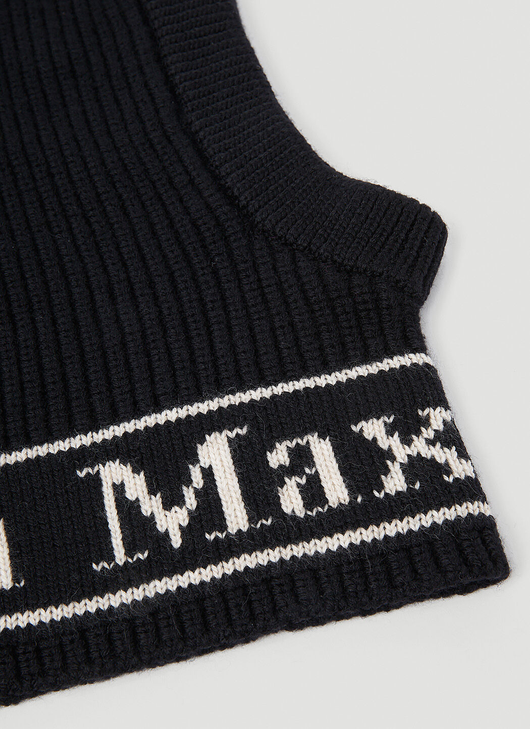 Max Mara GONG ウール バラクラバ ロゴMax Mara Gong Logo Balaclava