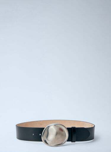 Khaite Keefe Leather Belt Black kha0264019