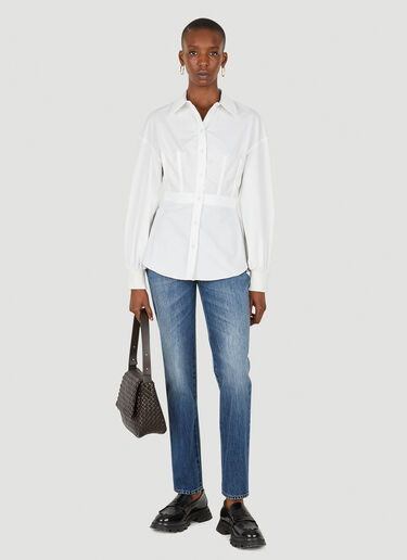 Alexander McQueen Fitted Shirt White amq0249009