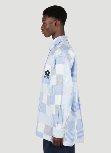 Kenzo Patchwork Shirt Light Blue knz0152014