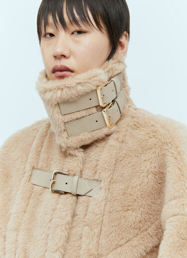 フード付きテディブルゾンケープ Max Mara フード付きテディブルゾンケープ ベージュ max0254080