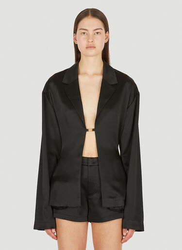 Blumarine 후크 블레이저 블랙 blm0252003