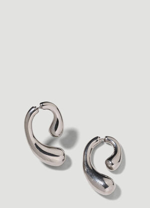 Panconesi P Logo Earrings Silver pcn0354009