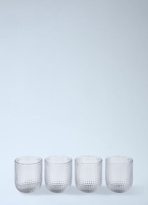 POLSPOTTEN Set Of Four Rooftop Tumblers Clear wps0691979