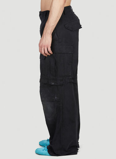 Balenciaga Large Cargo Pants Black bal0152038