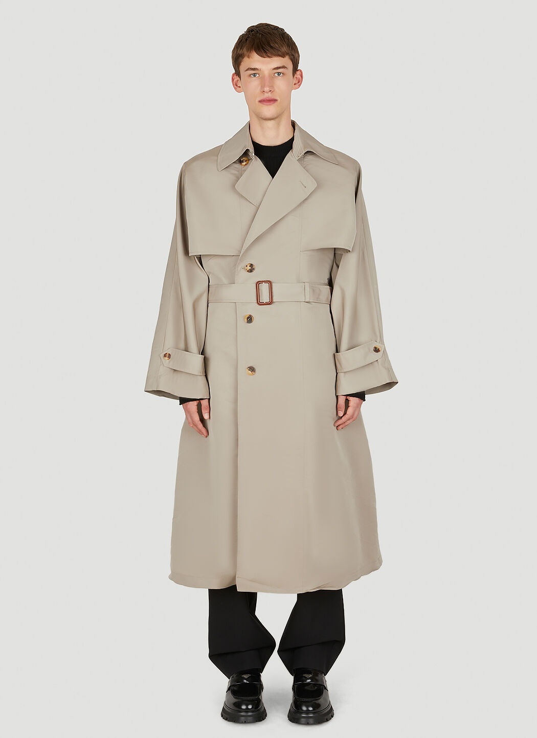Alexander mcqueen trench sales coat
