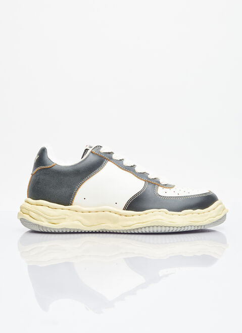 Maison Mihara Yasuhiro ウェイン OG ヴィンテージソール レザースニーカー イエロー mmy0154007