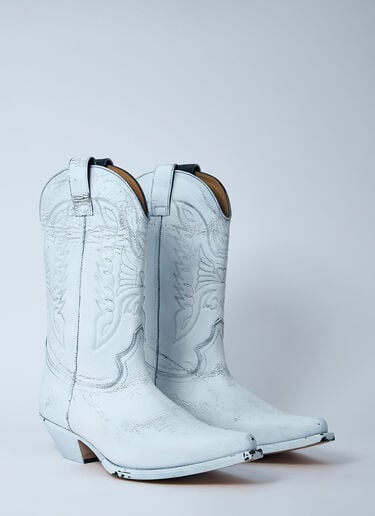Florence Cowboy Boots MM6 Maison Margiela Florence Cowboy Boots Black mmm0160006
