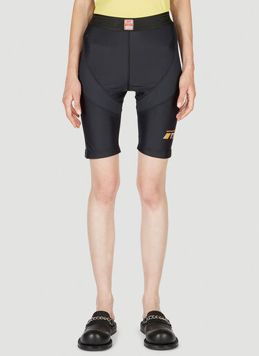 Martine Rose Logo Cycling Shorts Black mtr0252003