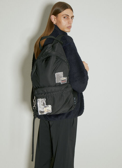 Saint Laurent Padded Backpack Black sla0154052