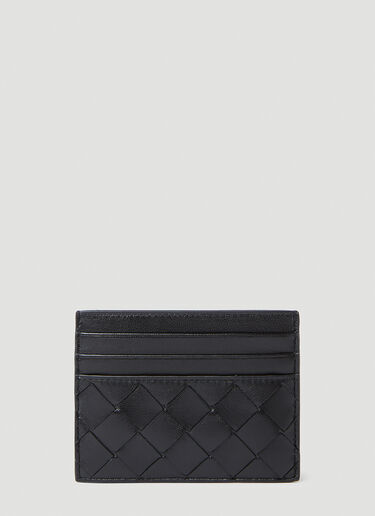 Bottega Veneta Intrecciato Cardholder Black bov0253049