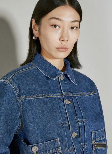 スプレー・オーブマリーン・デニムジャケット。 Vivienne Westwood スプレー・オーブマリーン・デニムジャケット。 ブルー vvw0253009