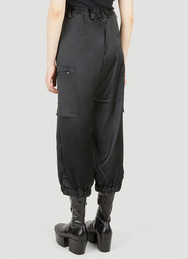 Y-3 Technical Satin Cargo Pants Black yyy0247007