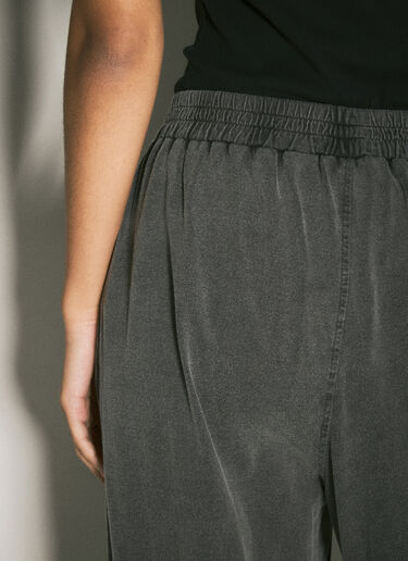 Alexander Wang High Rise Relaxed Track Pants Grey awg0258005