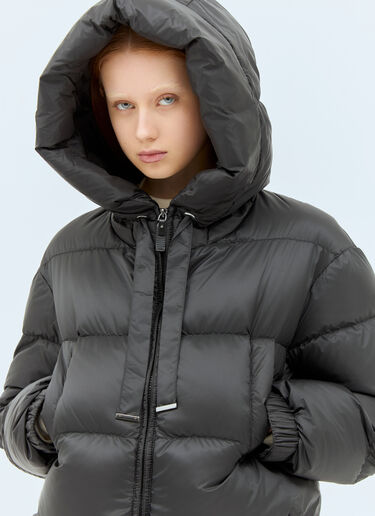 Max Mara 발수성 크롭 다운 재킷  블랙 max0258027