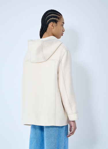 Marni Wool-And-Cashmere Hooded Jacket Beige mni0259006