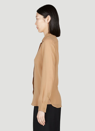 Max Mara Sheer Georgette Shirt Camel max0253036