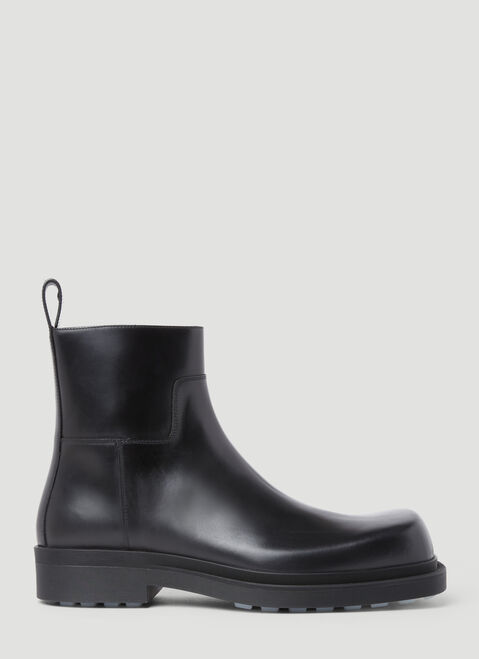 Vivienne Westwood Ben Leather Ankle Boots White vvw0154011