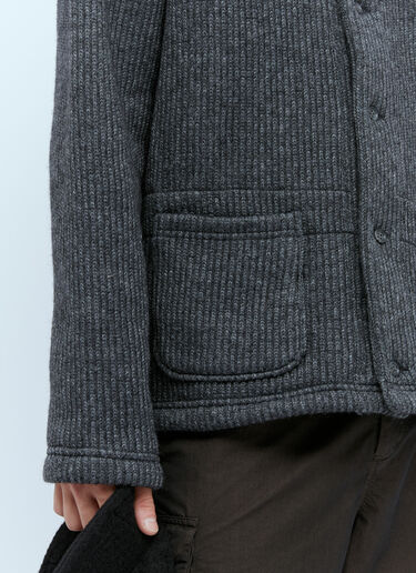 リブニットカーディガン Engineered Garments リブニットカーディガン グレー egg0154006