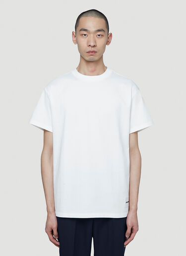 Jil Sander Pack-Of-Three T-Shirts White jil0142018