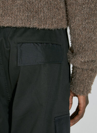 Comme des Garçons Homme 드로스트링 웨이스트 팬츠 블랙 cdh0154001