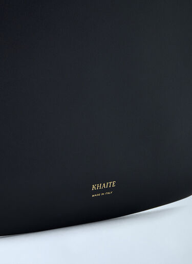 LN-CC® - Khaite: Small Joan Leather Hobo Bag - Black Khaite Small Joan Leather Hobo Bag Black kha0265022